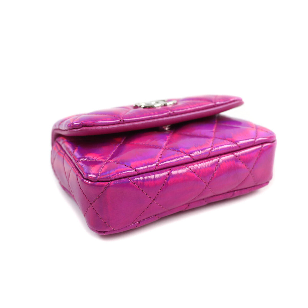CHANEL Pink Logo Pouch - Picture 4 of 15